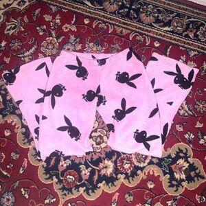 Y2K playboy sweatpants